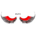 Red And Black Lashes Clr15.