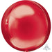 Red Orbz Balloons 16" - G20 Pkg Solid