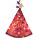 Red Satin Party Hat - 36" Shape - P35 Pack