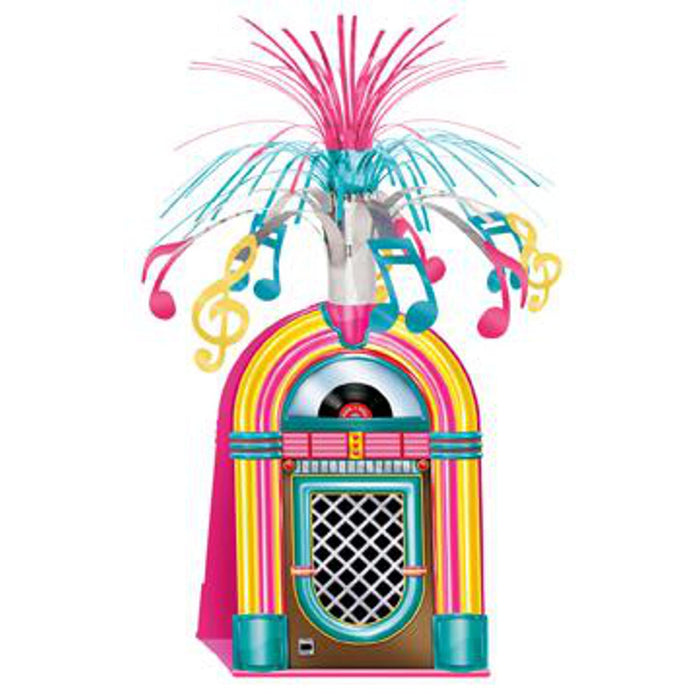 "Retro Jukebox Centerpiece (15")"