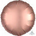 Rose Copper Serving Tray - 18" Round Satin Luxe (S18 Pkg)