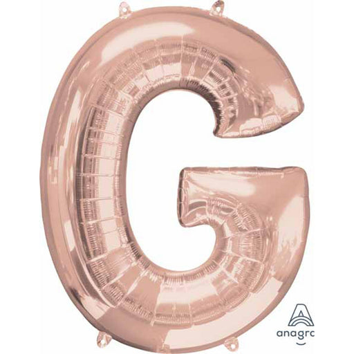 Rose Gold Letter G Decor With Lighting Connector - 16" Size