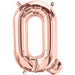 Rose Gold Letter Q Necklace - 16" Packaged