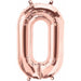 "Rose Gold Letter O - 34" - Packaged"