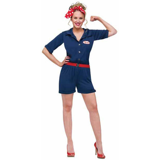 Rosie the Riveter Women's Costume - Medium/Large (Sizes 10-14) (1/Pk)