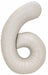 Decochamp 34-Inch Latte Number 6 Balloon