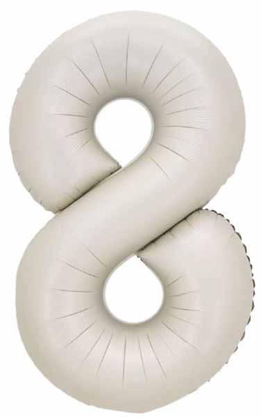 DecoChamp 34-Inch Latte Number 8 Balloon