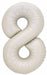 DecoChamp 34-Inch Latte Number 8 Balloon
