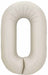 Decochamp 34 Inch Latte Number 0 Balloon