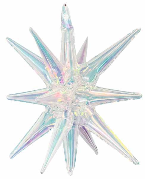 DecoChamp 22" Iridescent Starburst Foil Balloon
