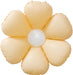 DecoChamp 34-Inch Peach and White Flower Foil Balloon