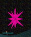 DecoChamp 22" Neon Pink Starburst Foil Balloon
