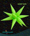 DecoChamp 60-Inch Neon Green Starburst Foil Balloon