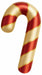 DECO CANDY CANE 14"