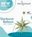 Decochamp 40-Inch Olive Starburst Foil Balloon