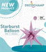 Decochamp 26-Inch Light Pink Starburst Foil Balloon