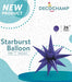 Decochamp Purple Starburst Foil Balloon, 26 Inch