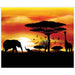 Safari Insta-Mural 5'X6' - Wild Adventure For Your Walls.