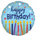 Satin Hbd Celebrate 18" Balloon Package With 40 Extra Balloons
