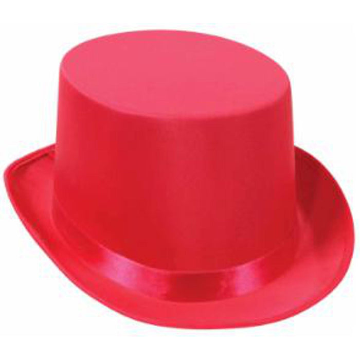 Satin Pink Top Hat.