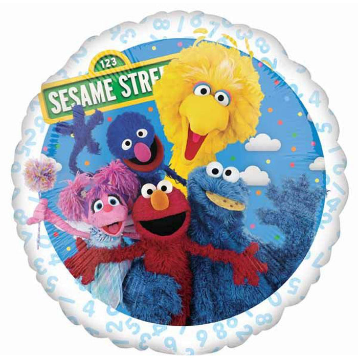 Sesame Street 18" Round Helium Balloon (S60 Package).