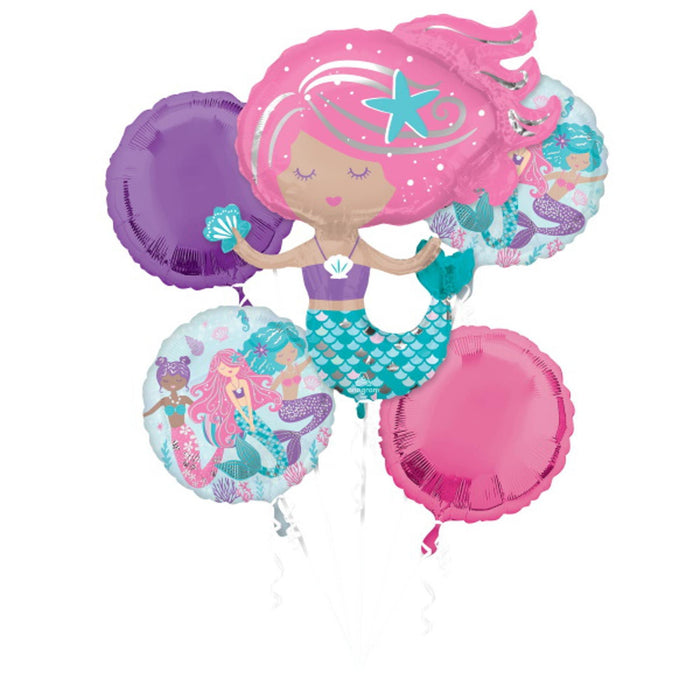 Shimmering Mermaids Balloon Bouquet.