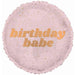 Shiny 24K Bday Babe Foil Balloon - 18 Inch By Tuftex