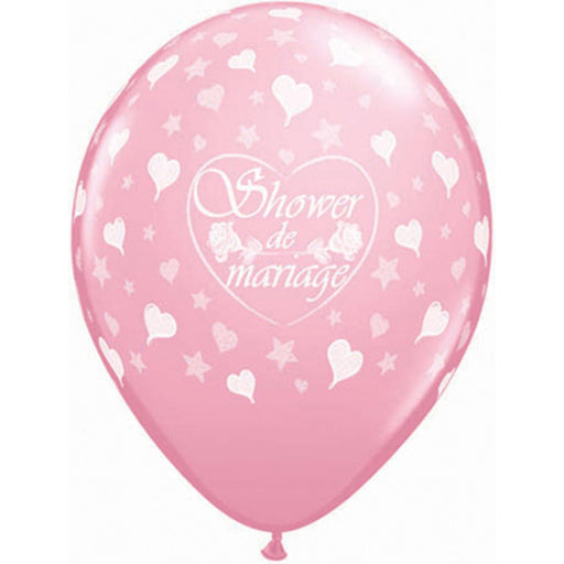 "Shower De Mariage 11" Balloon Set (50/Bag)"