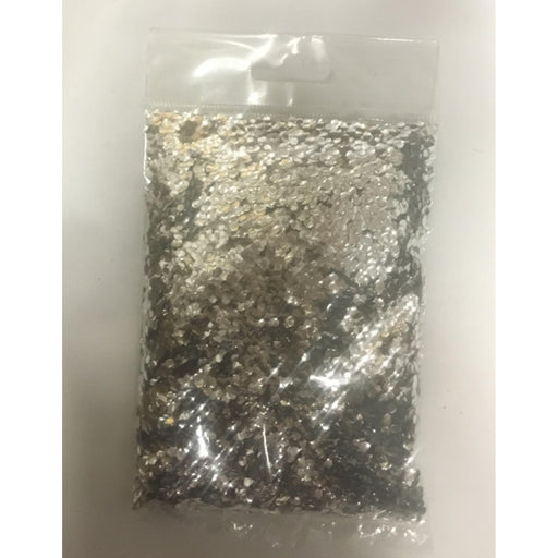 "Silver Bio Glitter: Eco-Friendly Sparkle In A 50 Gram Bag"