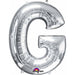 Silver Letter G - 16" Height (Pack Of 1)