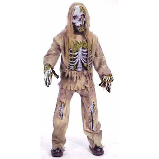 "Skeleton Zombie Child Costume - Large 12-14"