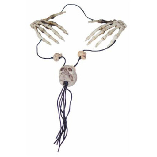 "Skull Choker Necklace - 18 Inch Gothic Style"