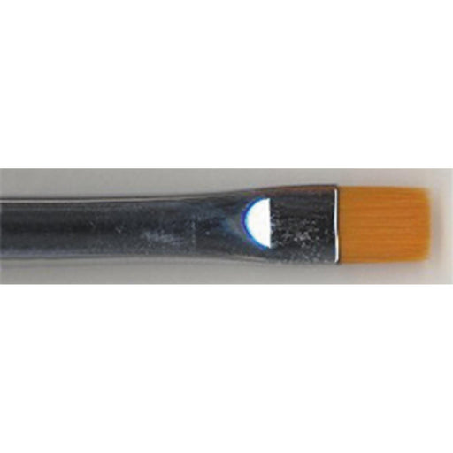 Snazaroo Yellow Flat Brush - Medium Size.