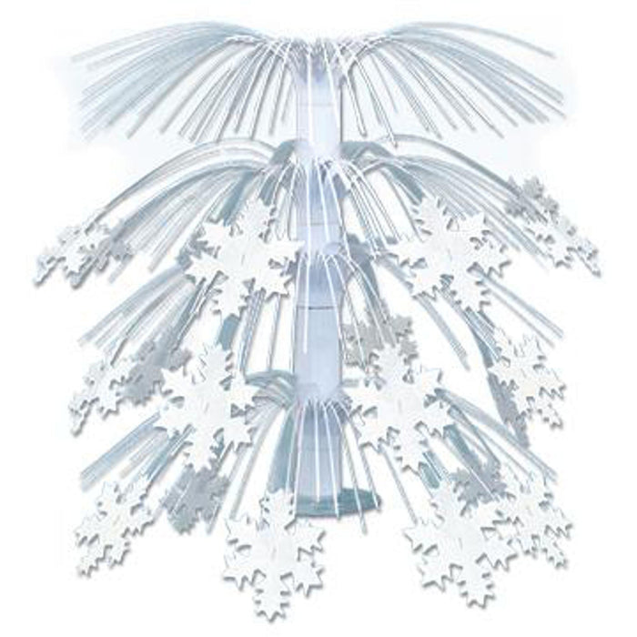 Snowflake Cascade Centerpiece - 18" (1/Pkg)