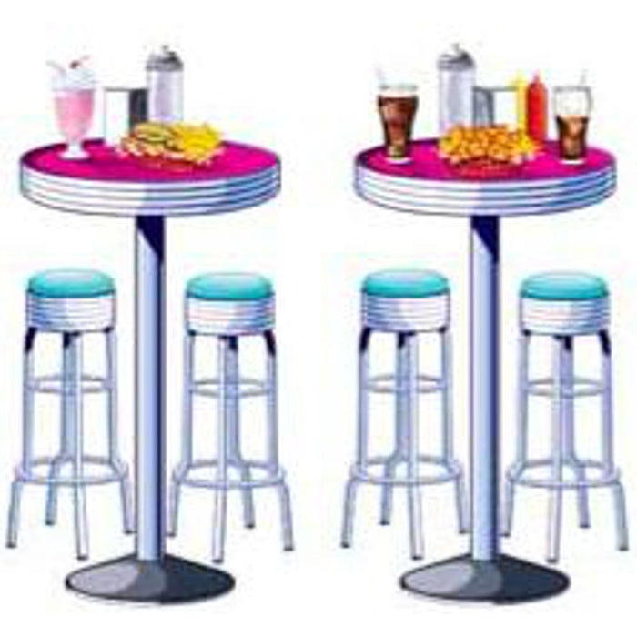 "Soda Shop Tables & Stools Set"