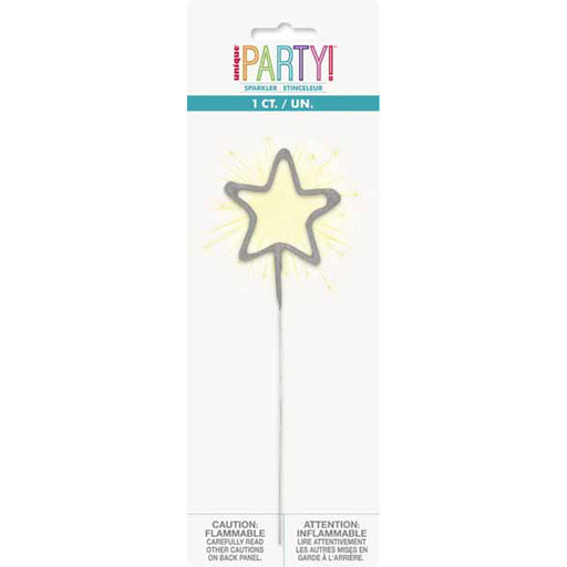 Sparkler Star-Shaped 7"