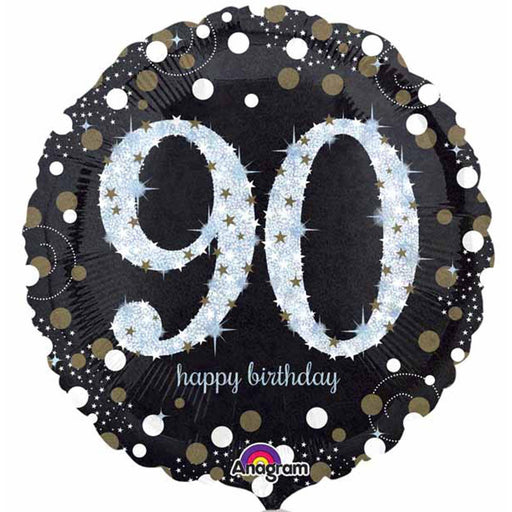 "Sparkling 90Th Birthday Balloon Pack"