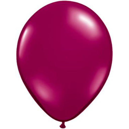 Qualatex 11" Sparkling Burgundy Latex Balloons (100/Pk)