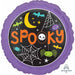 Spooky Web & Spiders Halloween Foil Balloon - 18"