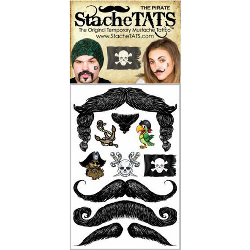 Stachetats Regular Pirate Temporary Tattoos.