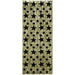 Star Gleam Curtain - Black And Gold, 8'X3'