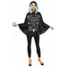 "Stylish Spirit Board Poncho - Fits 4-14"