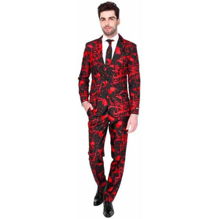 Suitmeister Xx-Large Black Blood Halloween Suit.