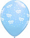 BONNE FETE ALL OVER 12" 50/BAG LT BLUE