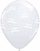 HAPPY BDAY ALL OVER 12" 50/BAG CLEAR
