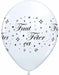 Faut Fêter Ça White 12-Inch Latex Balloons, 50-Pack