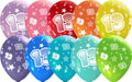 #13 NUMBERS-ALL-OVER 12" TRENDY ASST 50/B