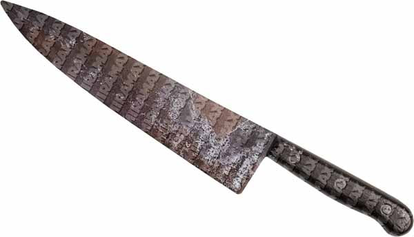 Halloween Ends Butcher Knife Costume Prop