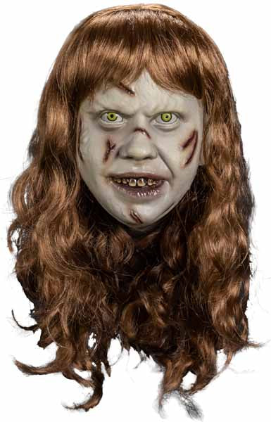 The Exorcist Regan MacNeil Deluxe Mask with Attached Wig