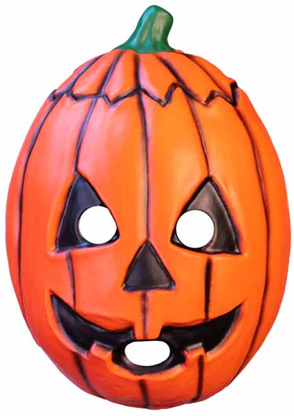 Don Post Pumpkin Plastic Halloween Mask